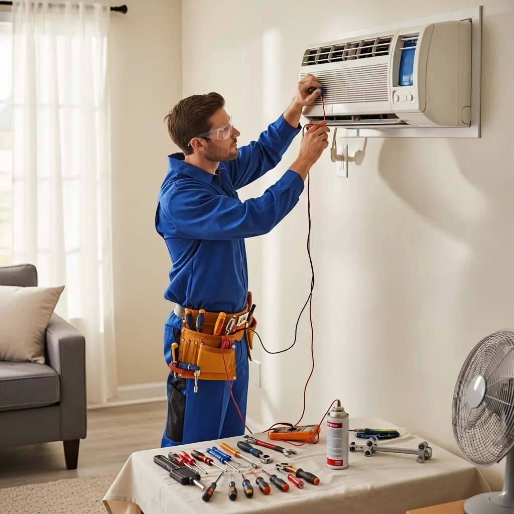 Küçükçekmece Fujitsu Fujitsu klima gaz dolumu ve bakım – Enerji verimliliği artırıldı. - Teknik servis örneği